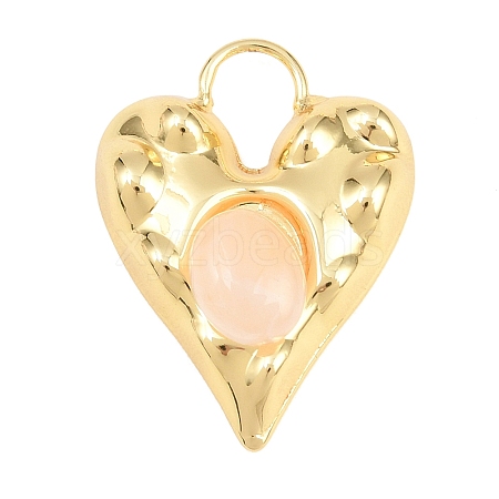Natural Rose Quartz Pendants GG-G001-02G-05-1