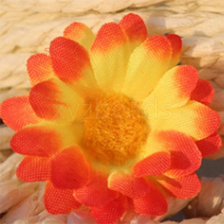 Artificial Silk Chrysanthemum Daisy Flowers Heads DIY-WH0210-03G-1