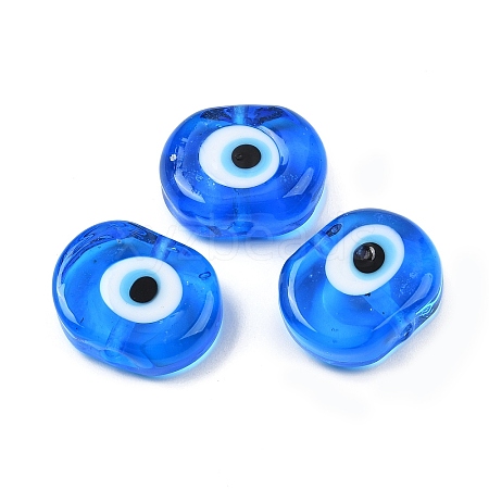 Handmade Evil Eye Lampwork Beads LAMP-G168-02M-1