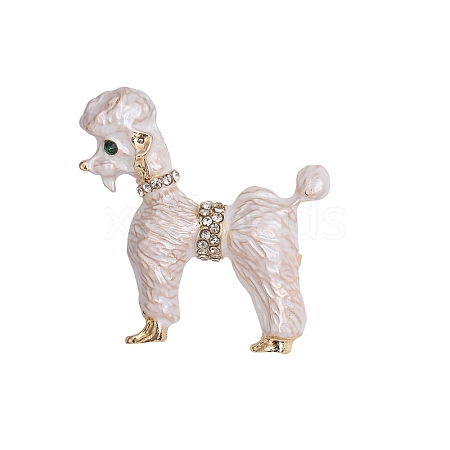 Poodle Dog Enamel Pin PW-WGAC207-02-1