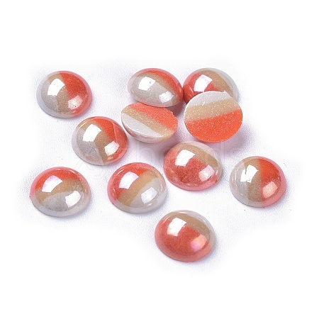 Opaque Glass Cabochons GGLA-S038-12N-10mm-1