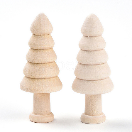 Unfinished Wood Christmas Tree Ornaments WOOD-T032-16-1