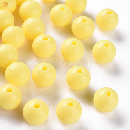 Opaque Acrylic Beads MACR-S370-C12mm-A10-1