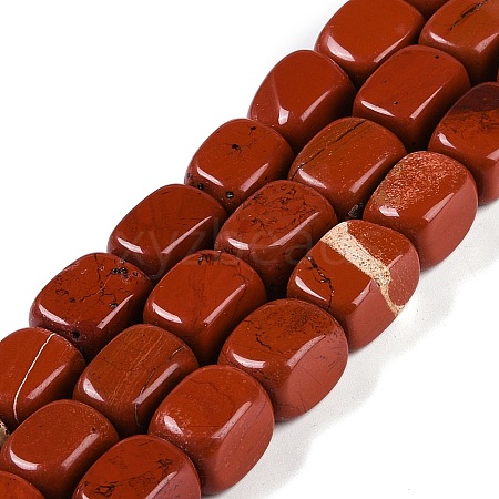 Natural Red Jasper Beads Strands G-M403-D04-01-1