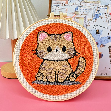 DIY Punch Embroidery Beginner Kits for Beginners PW-WG207F1-04-1