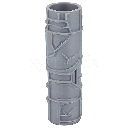 Plastic Handle Clay Texture Roller DIY-WH0699-88B-1