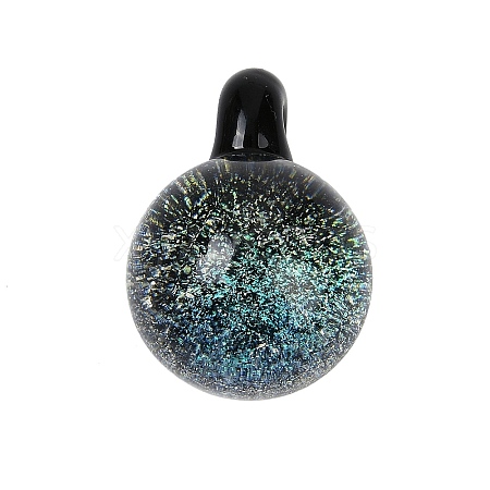 Handmade Lampwork Pendants LAMP-Q005-05C-03-1