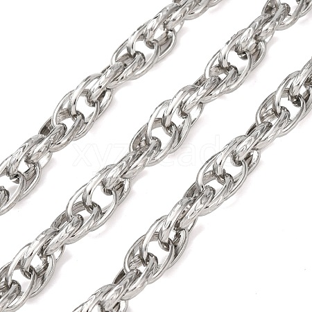 304 Stainless Steel Rope Chains CHS-A021-07B-P-1
