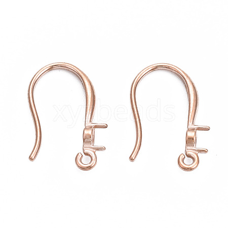 316 Surgical Stainless Steel Hook with Rhinestone Settings and Horizontal Loop STAS-N092-134RG-1