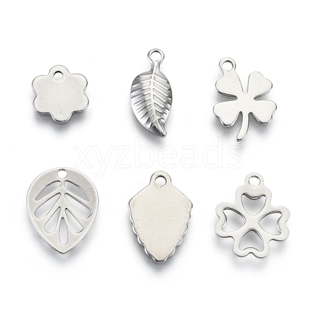 Non-Tarnish 201 Stainless Steel Charms STAS-R118-02-1