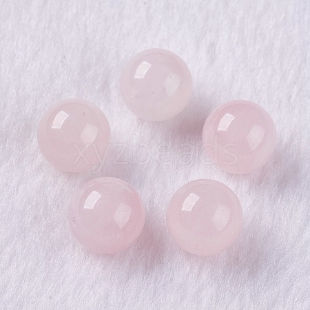 Natural Rose Quartz Beads G-K275-28-6mm-1