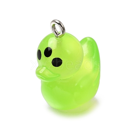 Luminous Transparent Resin Pendants RE-CBAAB56-12B-1
