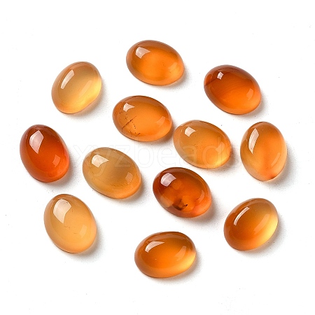 Natural Red Agate Cabochons G-P521-03A-01-1