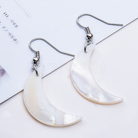 Natural Texture Shell Earrings IS3498-4-1