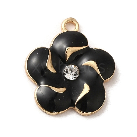 Flower Alloy Enamel Pendants LS-ENAM-A007-03KCG-03-1