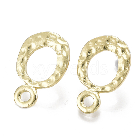 Alloy Stud Earring Findings PALLOY-T065-12-1