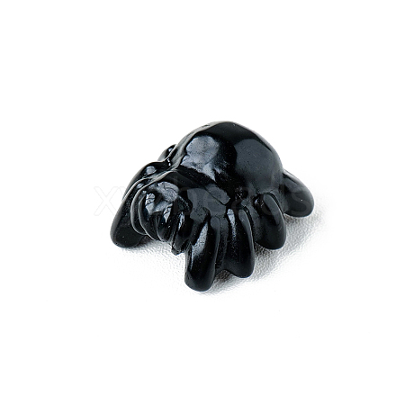 Natural Obsidian Sculpture Display Decorations G-PW0004-33F-1