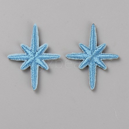 Cloth Star Self-adhesion Embroidery Sew on Appliques PATC-G001-01B-1