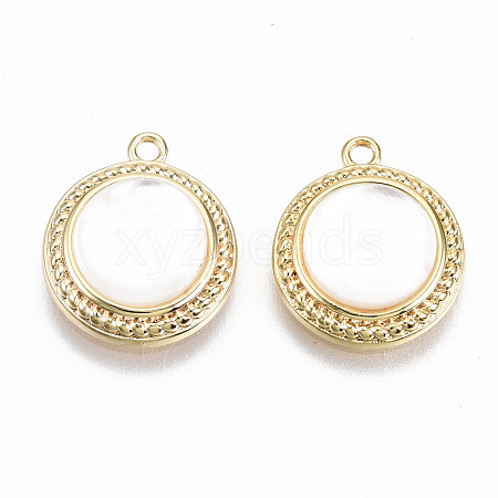 Natural Freshwater Shell Charms KK-T062-24G-NF-1