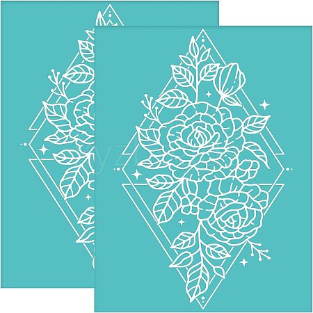 Self-Adhesive Silk Screen Printing Stencil DIY-WH0337-055-1