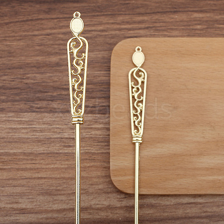 Alloy Hair Sticks Findings PW-WG14FAC-04-1