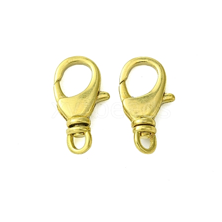 Brass Lobster Claw Clasps KK-D099-01B-C-1