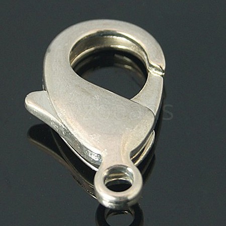 Brass Lobster Claw Clasps KK-904-N-1