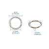 Brass Jump Rings KK-TA0007-36-8