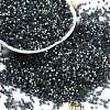 Imitation Cat Eyes Glass Seed Beads X-SEED-H003-03K-1