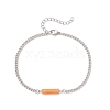 6Pcs 304 Stainless Steel Chain Bracelets BJEW-JB12189-3
