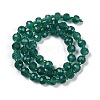 Natural Dyed White Jade Beads Strands G-H057-A20-01-3