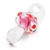Transparent Handmade Lampwork Pendants LS-LAMP-T021-14D-2
