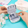 Square PU Leather & PP & Silicone Jewelry Set Box AJEW-TAC0014-13B-6