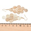 Brass Dangle Earrings EJEW-B157-02E-G-5