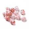 Two Tone Opaque Acrylic Beads OACR-P013-31D-1