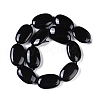 Natural Black Gemstone Beads Strands G-Q164-A01-01-3