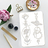 Plastic Drawing Painting Stencils Templates DIY-WH0396-677-3