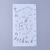 Plastic Drawing Painting Stencils Templates DIY-WH0143-18L-2