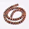 Natural Tibetan Style dZi Beads Strands G-P229-A-07J-6mm-2