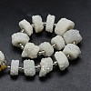 Natural Druzy Quartz Crystal Beads Strands G-F582-B12-2