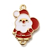 Christmas Alloy Red Enamel Links FIND-I040-02A-1