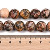 Natural Leopard Skin Jasper Round Bead Strands G-P072-45-10mm-4