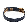 Leather Textured Watch Bands AJEW-K232-01G-02-2