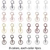 Iron Alloy Lobster Claw Clasp Keychains KEYC-PH0001-05-8