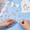 24Pcs 2 Colors 304 Stainless Steel Pendants STAS-HS0001-90B-4