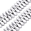 Electroplate Glass Beads Strands EGLA-Q134-01A-B02-1