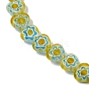 Handmade Millefiori Lampwork Beads Strands LAMP-G166-15J-3