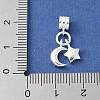 925 Sterling Silver European Dangle Charms STER-H115-01S-3