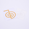 Self Adhesive Brass Stickers DIY-TAC0005-38G-4cm-1