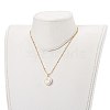 Natural Baroque Pearl Keshi Pearl Pendant Necklaces NJEW-JN03372-01-4